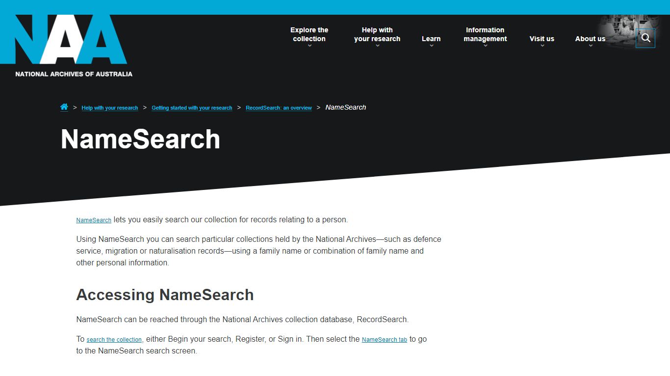 NameSearch | naa.gov.au - National Archives of Australia